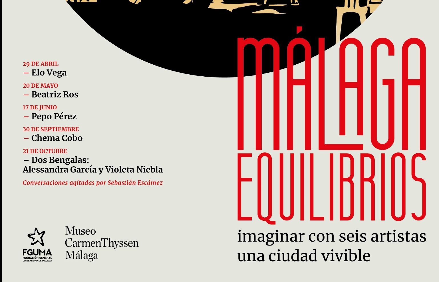 SEIS ARTISTAS IMAGINAN UNA CIUDAD MÁS VIVIBLE EN ‘MÁLAGA. EQUILIBRIOS’, EL CICLO DE PENSAMIENTO ARTÍSTICO DE THYSSEN MÁLAGA Y FGUMA (Abre en ventana nueva)