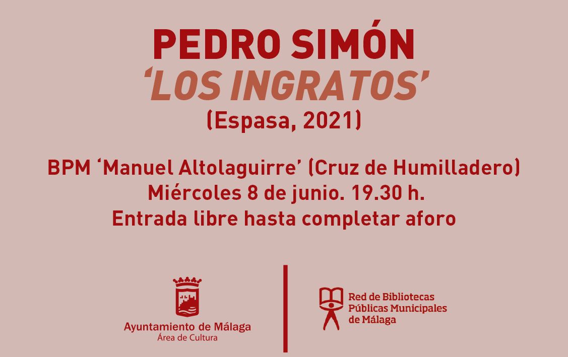 EL PERIODISTA PEDRO SIMÓN ABRE LOS ‘ENCUENTROS CON AUTORES EN LAS BIBLIOTECAS MUNICIPALES’