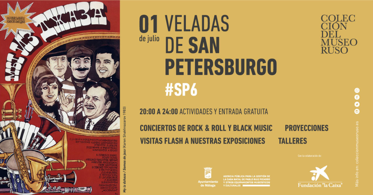 VUELVEN LAS VELADAS DE SAN PETERSBURGO #SP6 CON CONCIERTOS DE ROCK & ROLL, BLACK MUSIC, CINE, TALLERES Y VISITAS FLASH (Abre en ventana nueva)