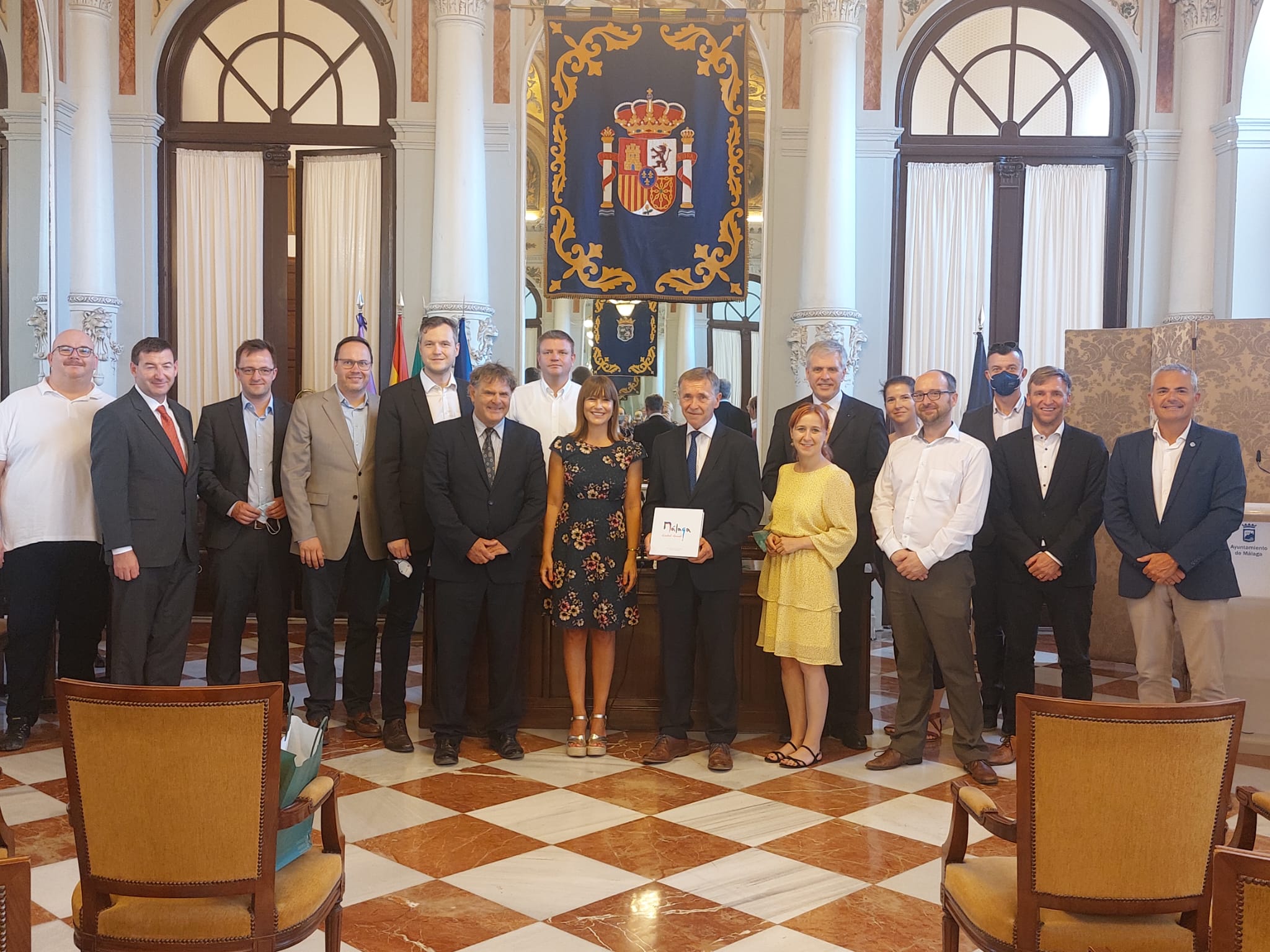 RECEPCIÓN DE UNA DELEGACIÓN DEL PARLAMENTO DEL ESTADO DE SAJONIA