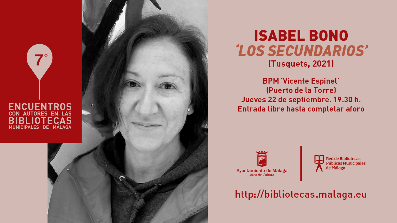 ISABEL BONO, EN EL PROGRAMA ENCUENTROS CON AUTORES EN LAS BIBLIOTECAS