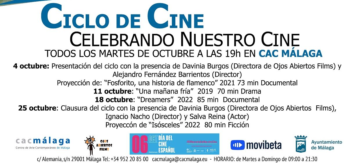 EL CAC MÁLAGA PRESENTA EL CICLO DE CINE CICLO ESPAÑOL Y MALAGUEÑO “CELEBRANDO NUESTRO CINE” (Abre en ventana nueva)