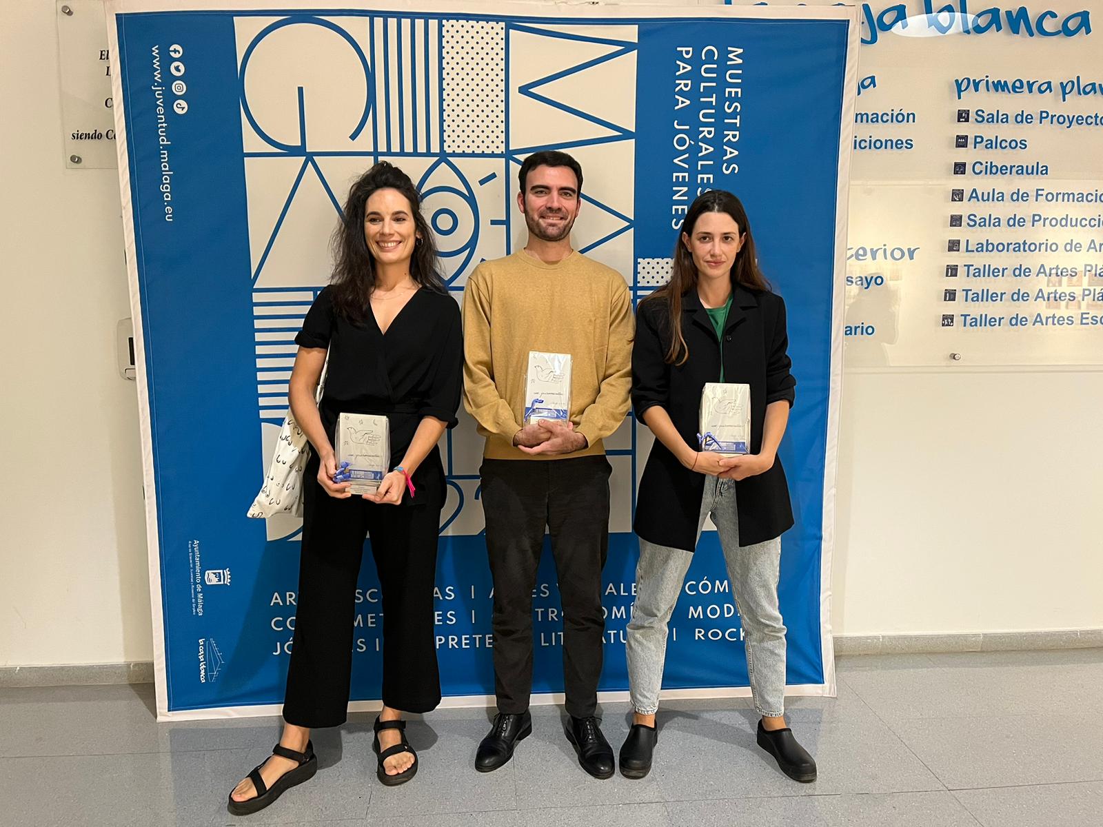 LUIS JESÚS DE PEDRO, CARLOS ALCÁNTARA Y ANAÏS BLEDA, GANADORES DE LA MUESTRA DE LITERATURA
‘MÁLAGACREA’