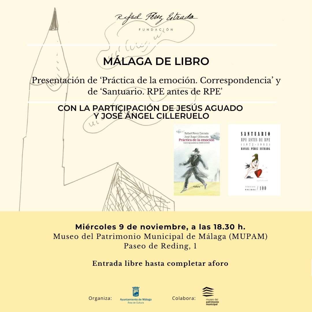 LA FUNDACIÓN RAFAEL PÉREZ ESTRADA PRESENTA ESTE MIÉRCOLES DOS NOVEDADES LITERARIAS DEL AUTOR MALAGUEÑO  (Abre en ventana nueva)