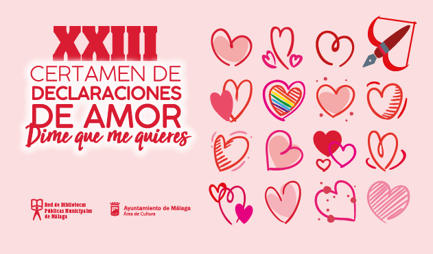 EL CERTAMEN DE DECLARACIONES DE AMOR ‘DIME QUE ME QUIERES’ DE LAS BIBLIOTECAS MUNICIPALES DE MÁLAGA ALCANZA SU VIGÉSIMA TERCERA EDICIÓN (Abre en ventana nueva)