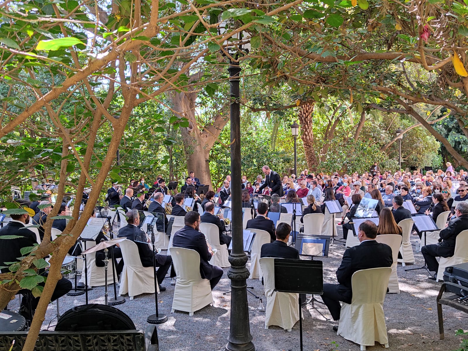 LA BANDA MUNICIPAL DE MÚSICA VUELVE ESTE DOMINGO AL JARDÍN BOTÁNICO-HISTÓRICO LA CONCEPCIÓN