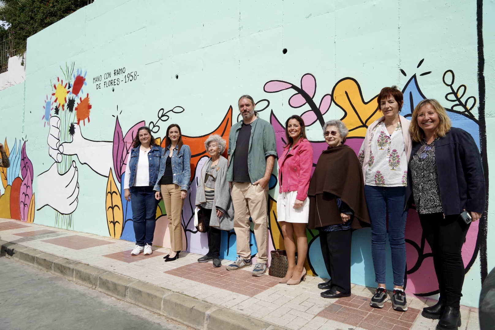 EL IES PICASSO CUENTA CON UN NUEVO MURAL EN EL MARCO DEL PROGRAMA MUNICIPAL ‘MÁLAGA MÁS BELLA’