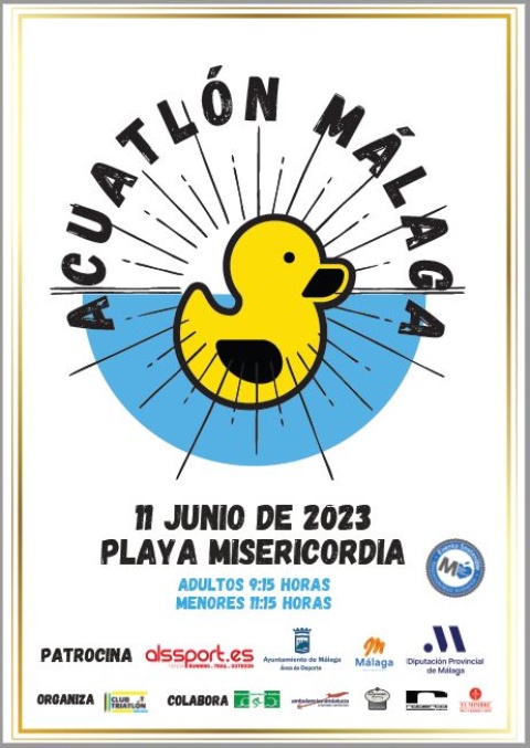 El domingo 11 de junio se celebra el V Acuatlón de Málaga, prueba clásica del calendario del ...