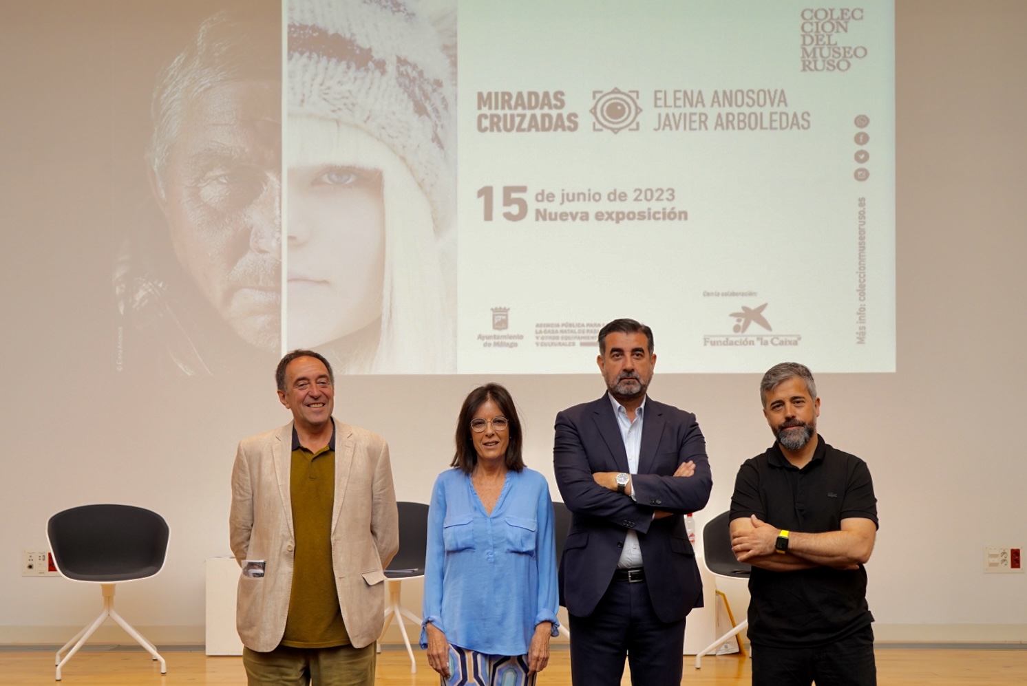 ELENA ANOSOVA Y JAVIER ARBOLEDAS CRUZAN MIRADAS EN LA NUEVA EXPOSICIÓN FOTOGRÁFICA DE LA COLECCIÓN DEL MUSEO RUSO

 (Abre en ventana nueva)