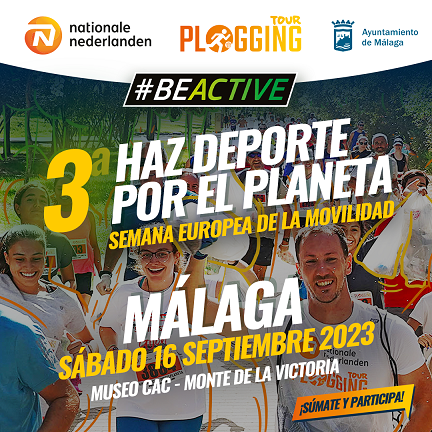 MÁLAGA CELEBRA LA SEMANA EUROPEA DE LA MOVILIDAD CON EL NATIONALE-NEDERLANDEN PLOGGING TOUR