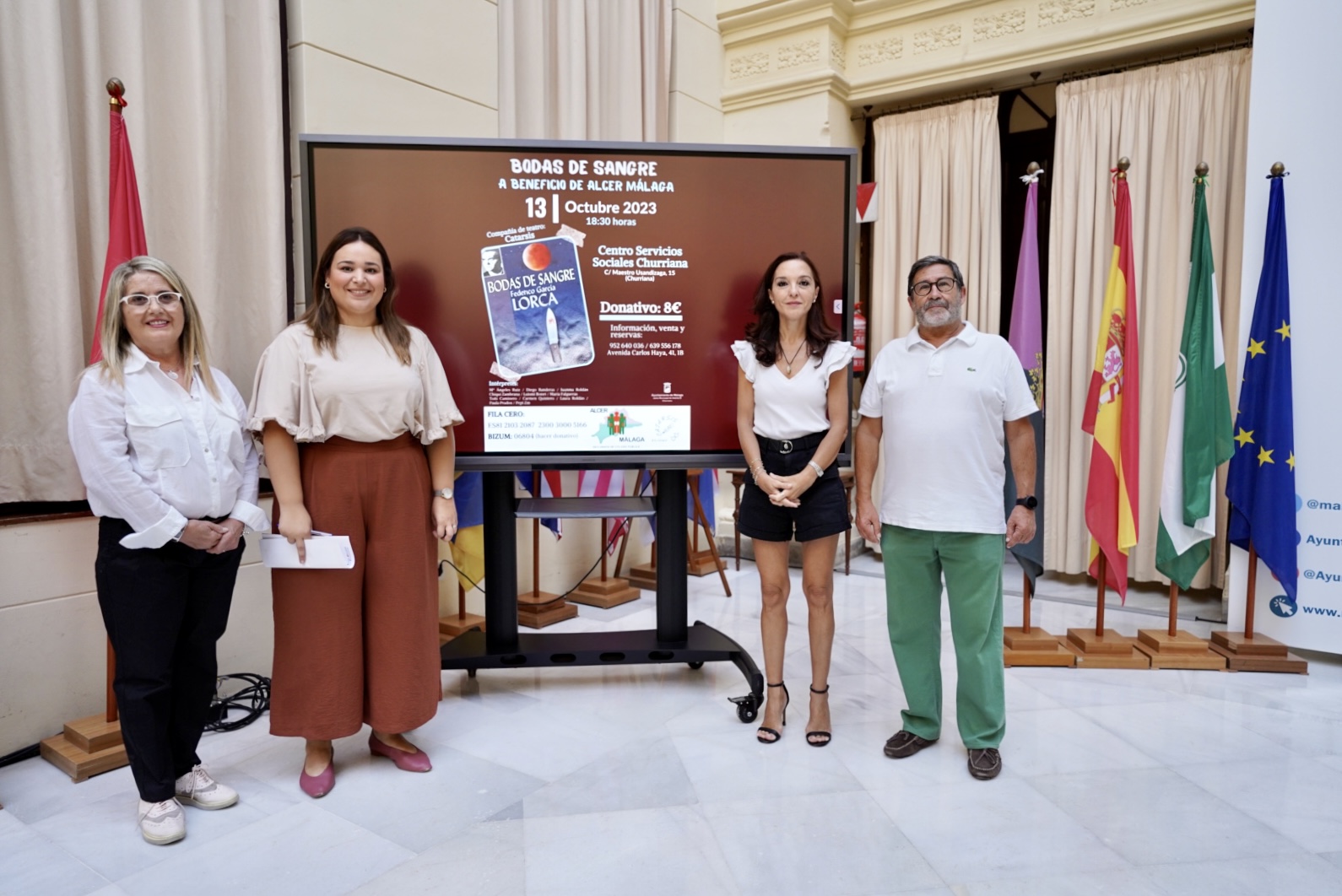 EL CENTRO DE SERVICIOS SOCIALES DE CHURRIANA ACOGE UNA OBRA DE TEATRO SOLIDARIA A BENEFICIO DE ALCER