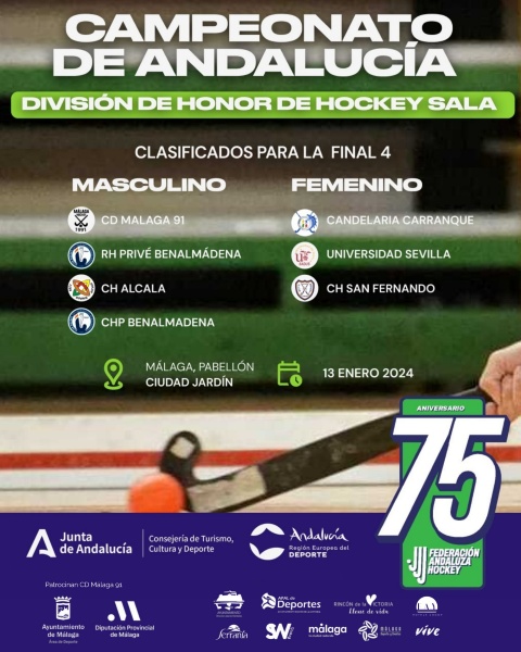 Presentado el Campeonato de Andalucía de División de Honor de Hockey Sala