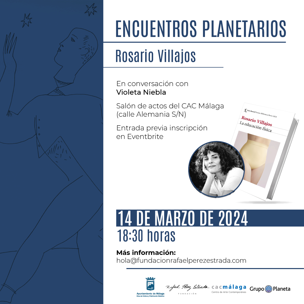 ROSARIO VILLAJOS ES LA PROTAGONISTA DE LA EDICIÓN DE MARZO DE LOS ENCUENTROS PLANETARIOS DE LA
FUNDACIÓN RAFAEL PÉREZ ESTRADA OFICIAL