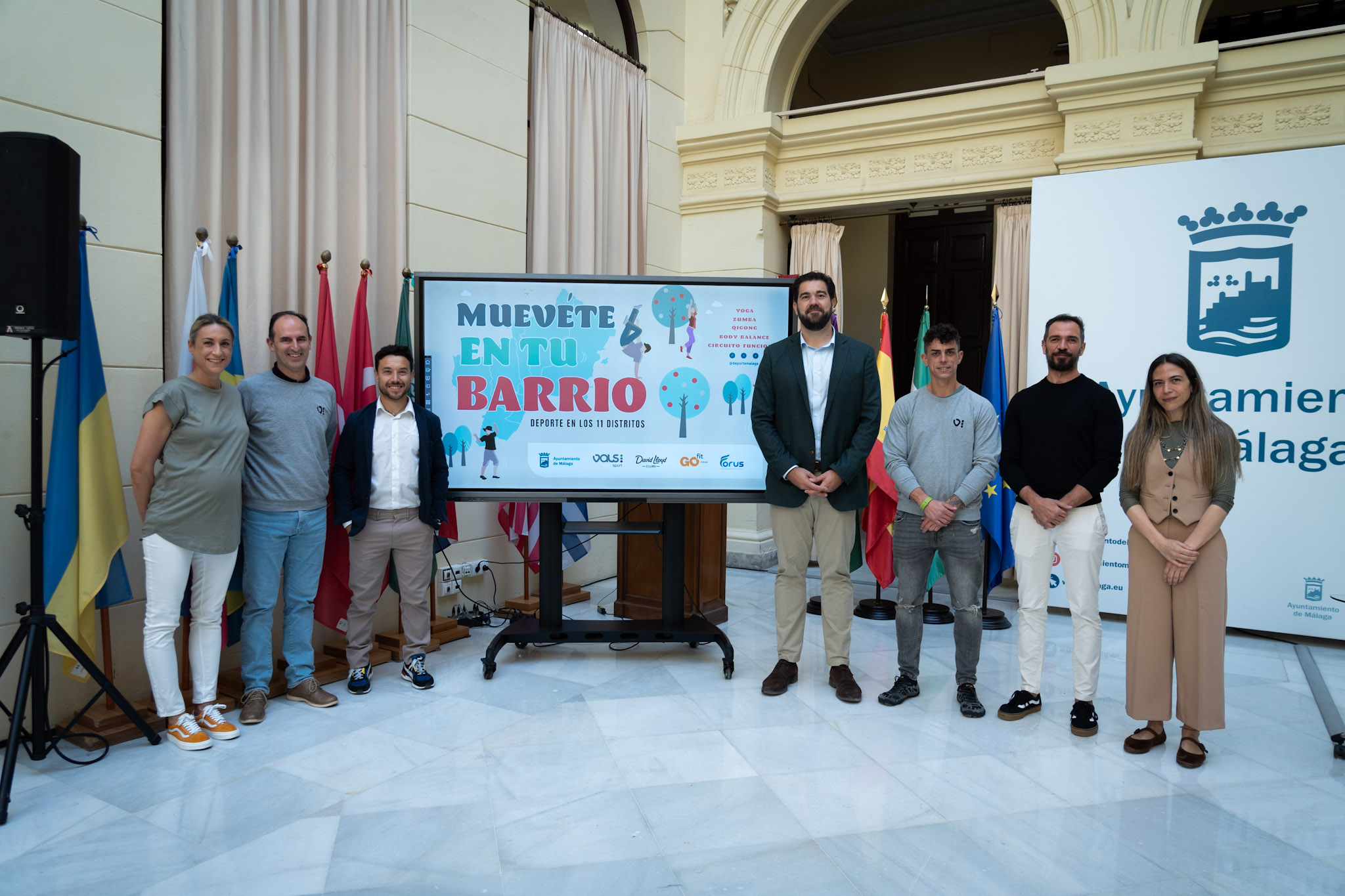 MÁLAGA PROMUEVE EL DEPORTE AL AIRE LIBRE EN LOS DISTRITOS CON EL PROGRAMA ‘MUÉVETE EN TU BARRIO’