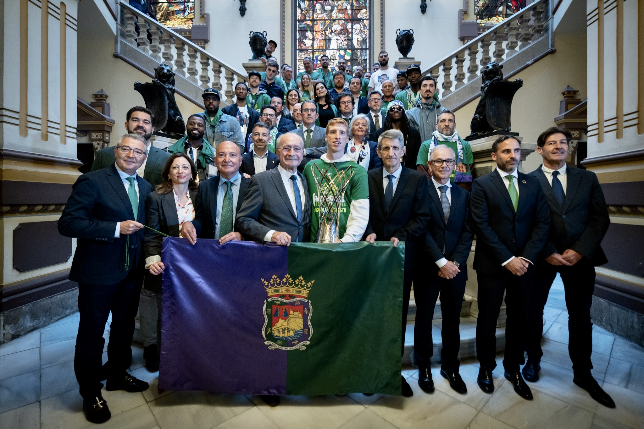 RECEPCIÓN EN EL AYUNTAMIENTO AL CLUB UNICAJA BALONCESTO