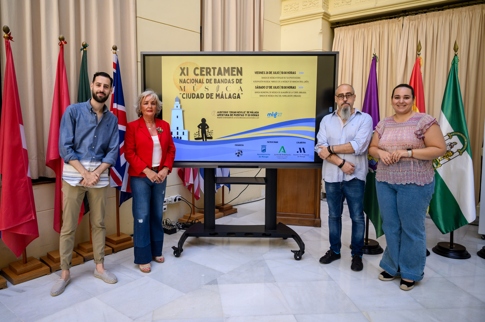 BANDAS DE MÁLAGA, PONTEVEDRA Y JAÉN COMPETIRÁN EN EL XI CERTAMEN NACIONAL DE BANDAS DE MÚSICA ‘CIUDAD DE MÁLAGA’ (Abre en ventana nueva)