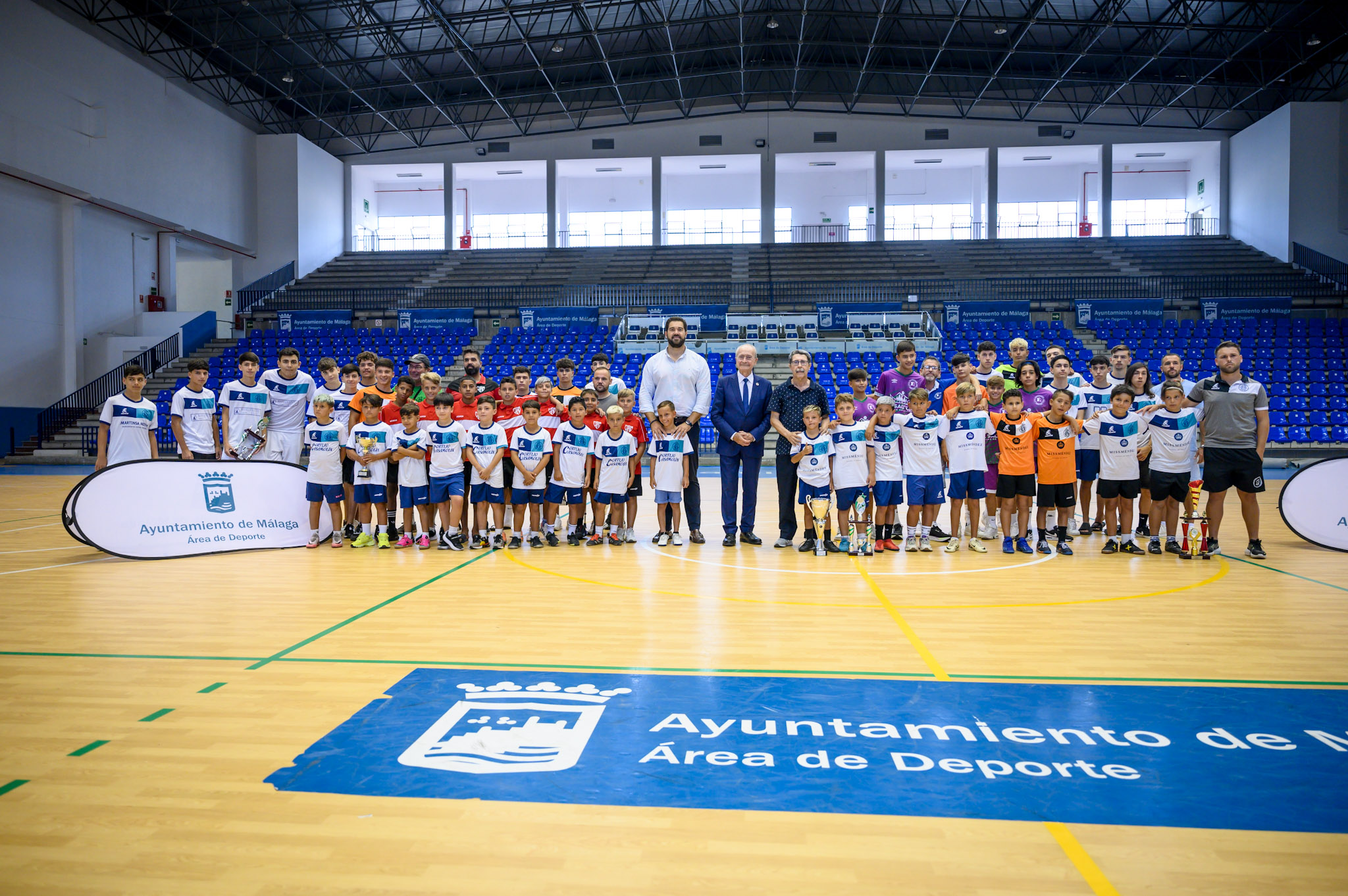 Encuentro con los equipos de fútbol sala de Málaga