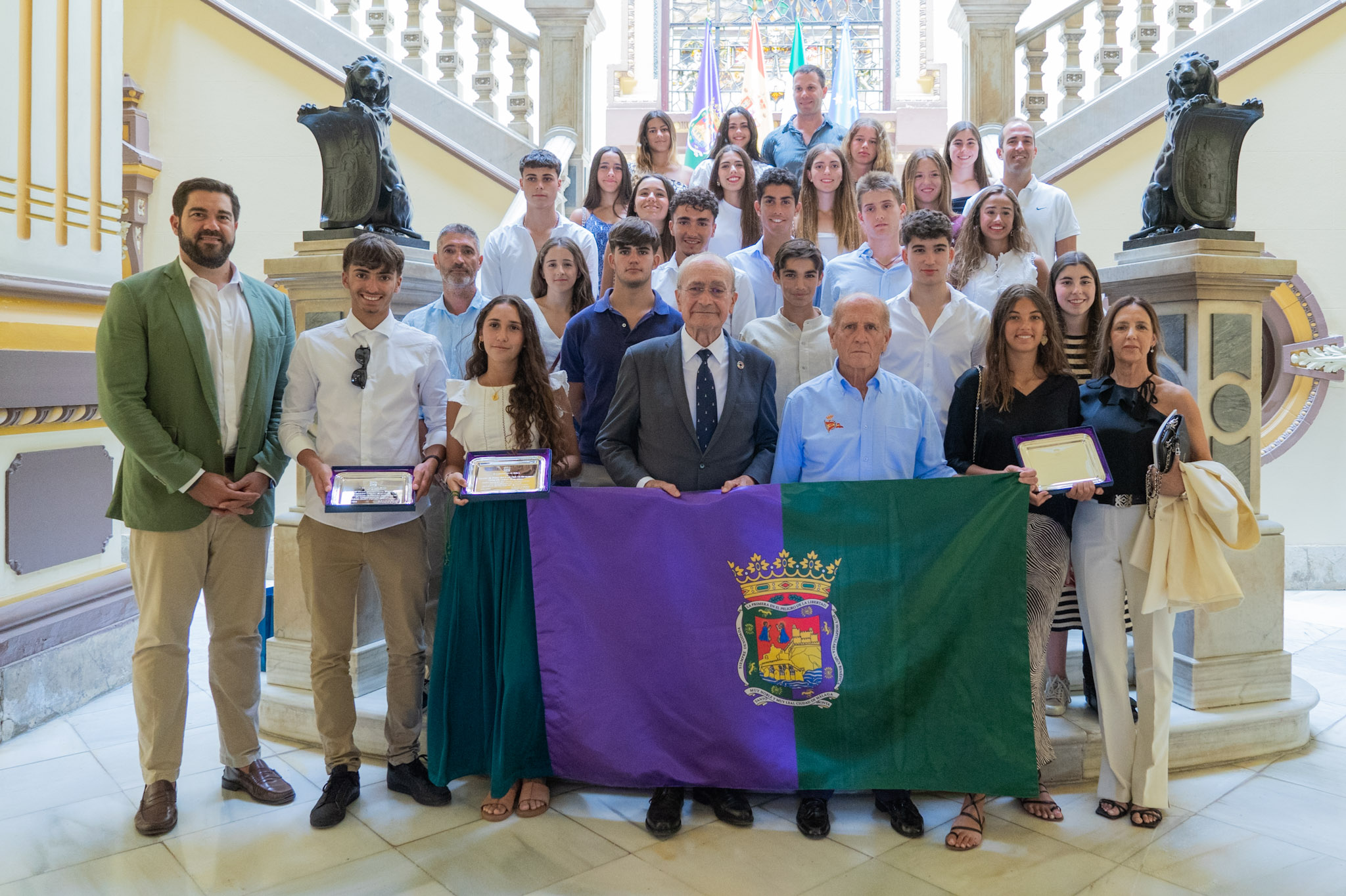 Recepción a los deportistas ganadores del XX Campeonato de Banco Fijo del Mediterráneo-Llaüts