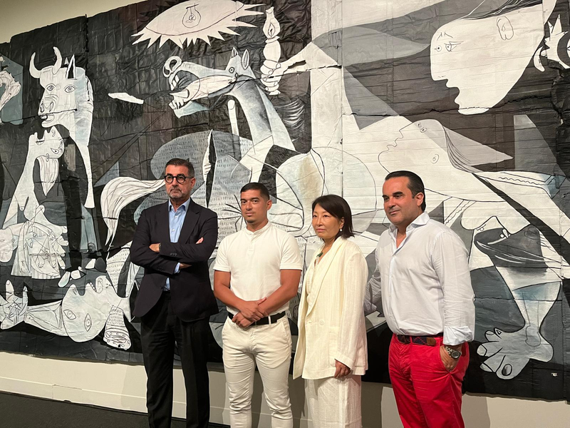 UNA VERSION ADAPTADA DEL ‘GUERNICA’ DEL ARTISTA JULIO ANAYA CABANDING REGRESA A MÁLAGA CON UNA
 ...