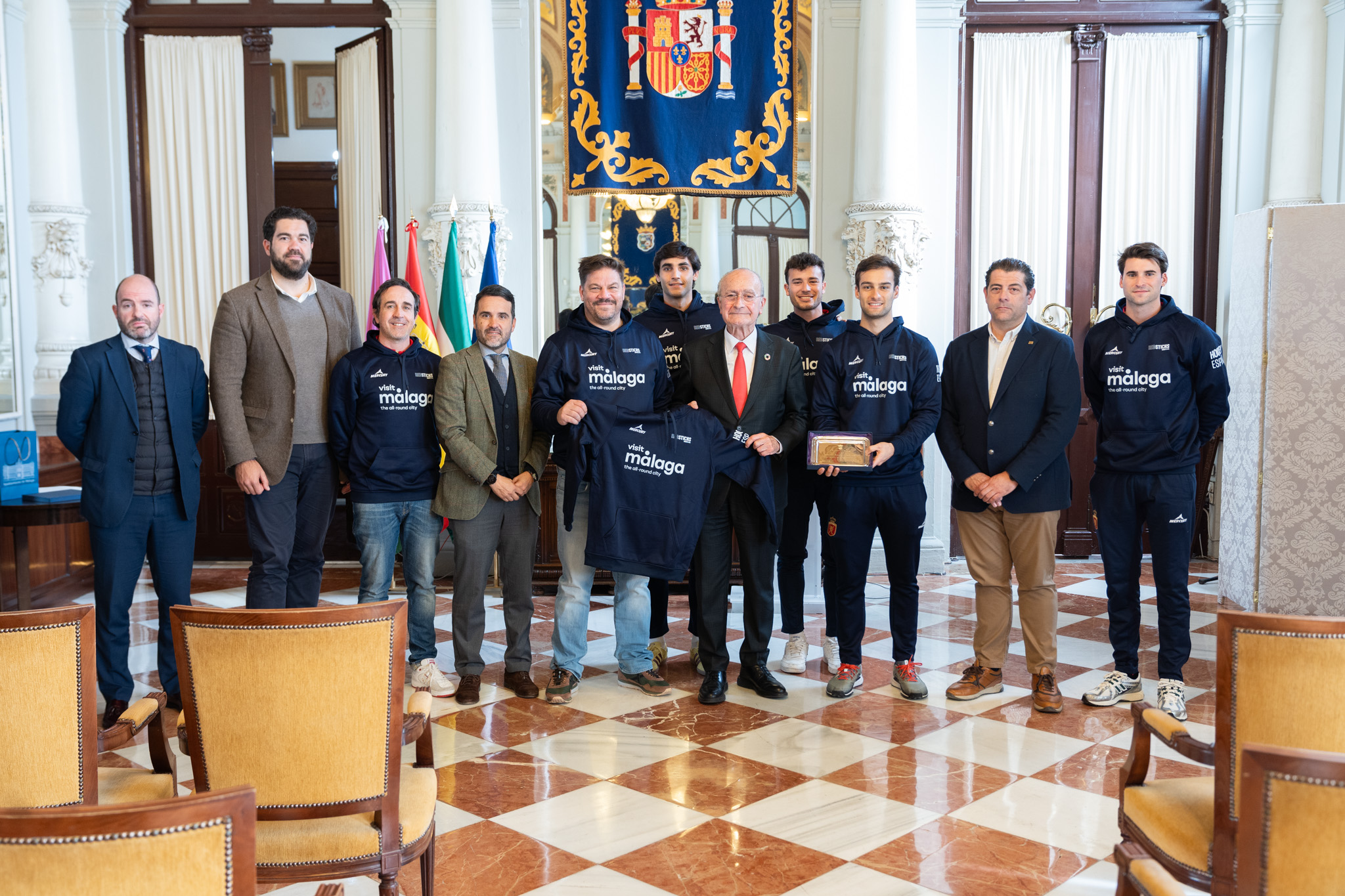 Recepción a Selección Española de Hockey