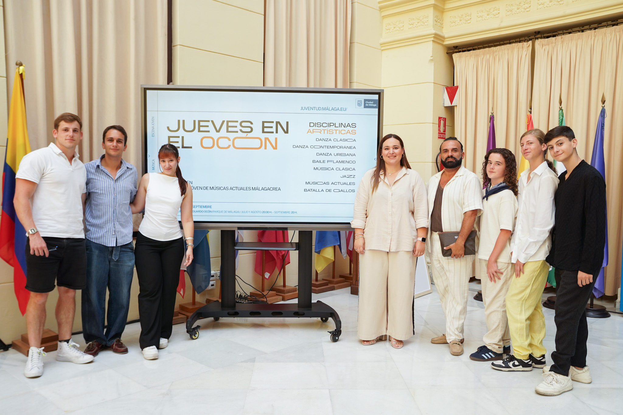 El auditorio Eduardo Ocón acoge un total 16 actuaciones gratuitas este verano a través del ‘Festijoven’ y la final de la muestra de música del ‘MálagaCrea"  (Abre en ventana nueva)