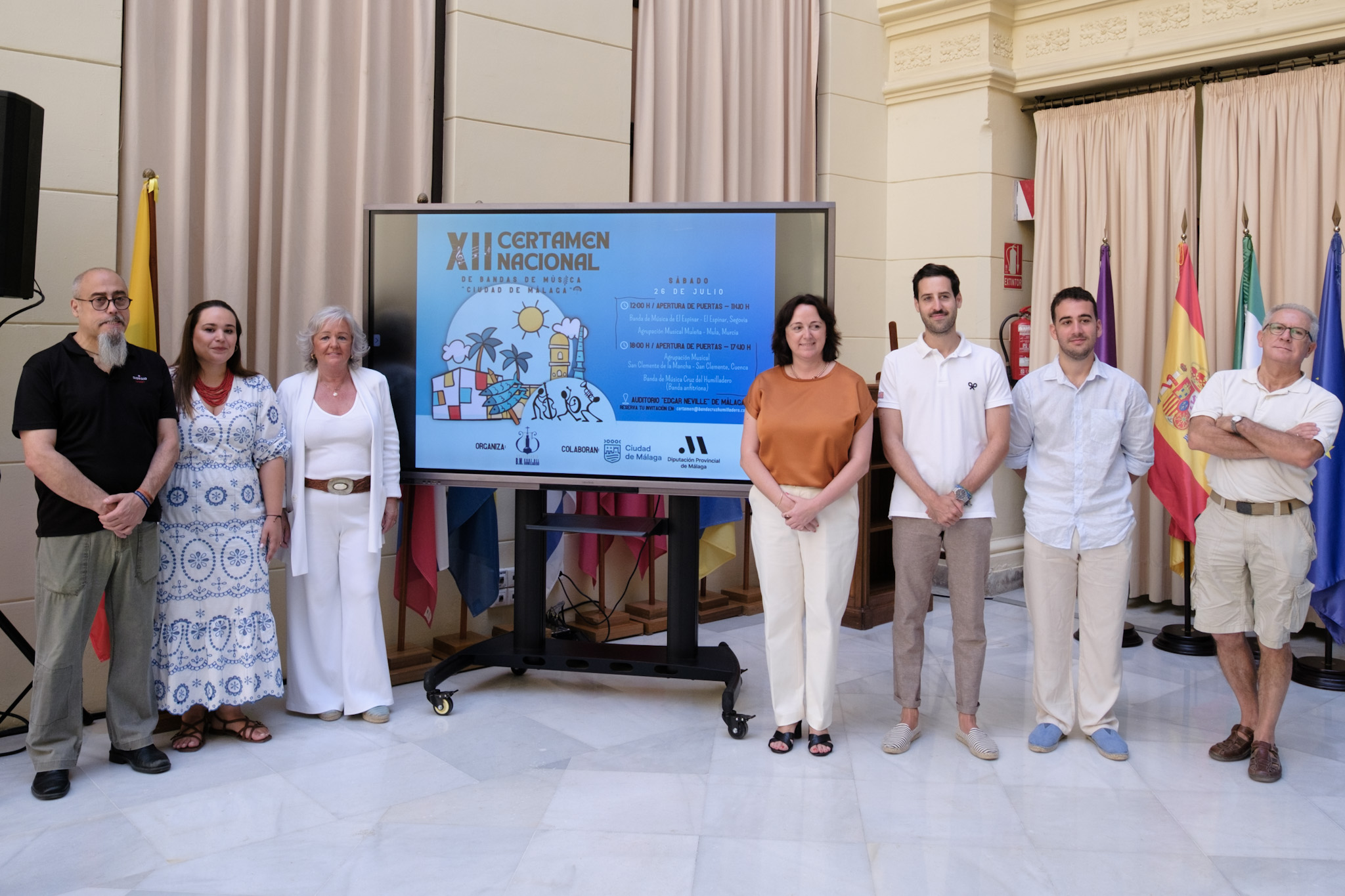 El XII Certamen Nacional de Bandas de Música ‘Ciudad de Málaga’ contará con la participación de bandas de
Segovia, Murcia y Cuenca   (Abre en ventana nueva)