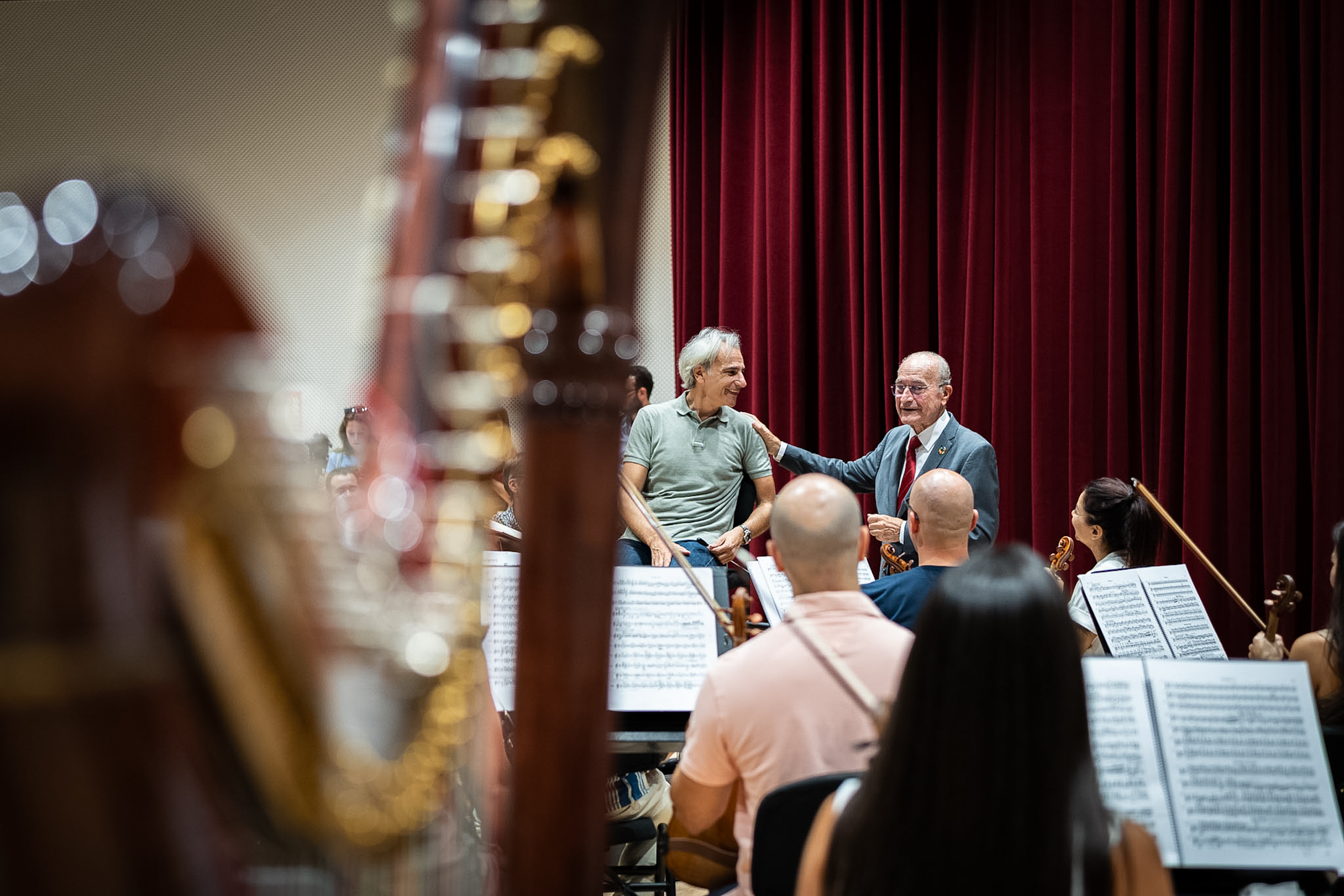 La Orquesta Filarmónica de Málaga comienza a ensayar en su nueva sede en El Ejido