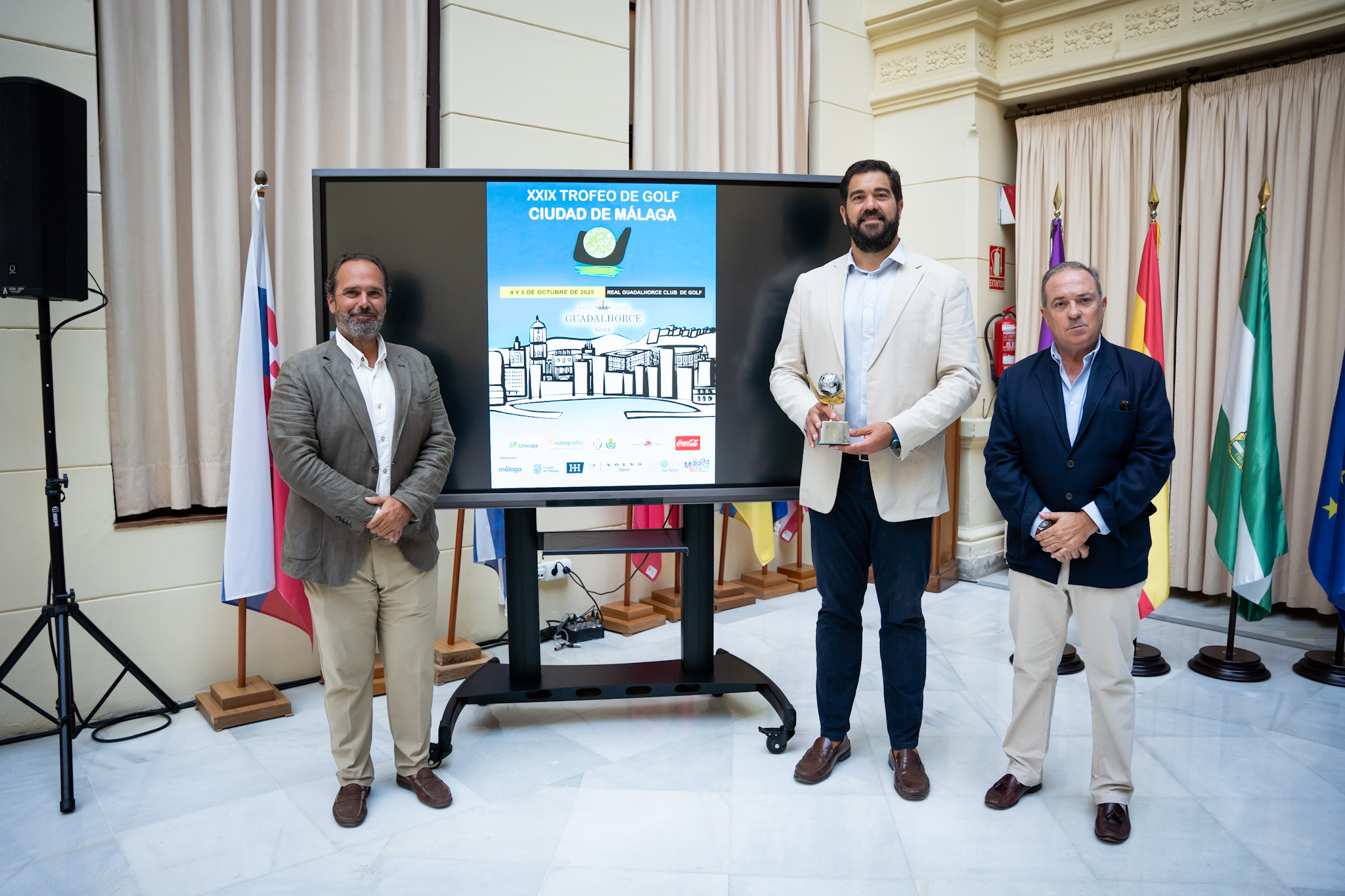 El Ayuntamiento presenta el XXIX Trofeo de Golf ‘Ciudad de Málaga’, que se celebrará en el Real ...