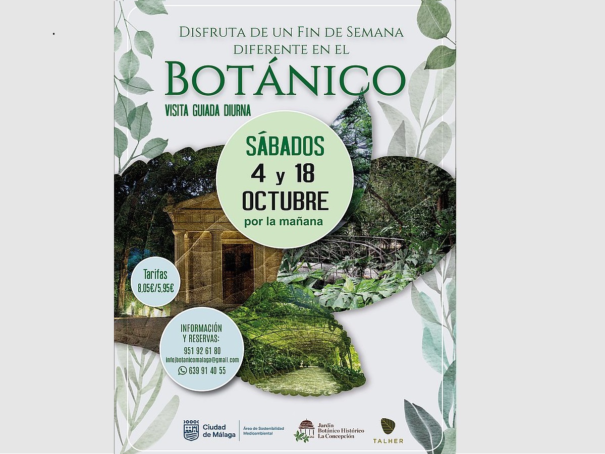 Visitas guiadas diurnas de octubre en La Concepción