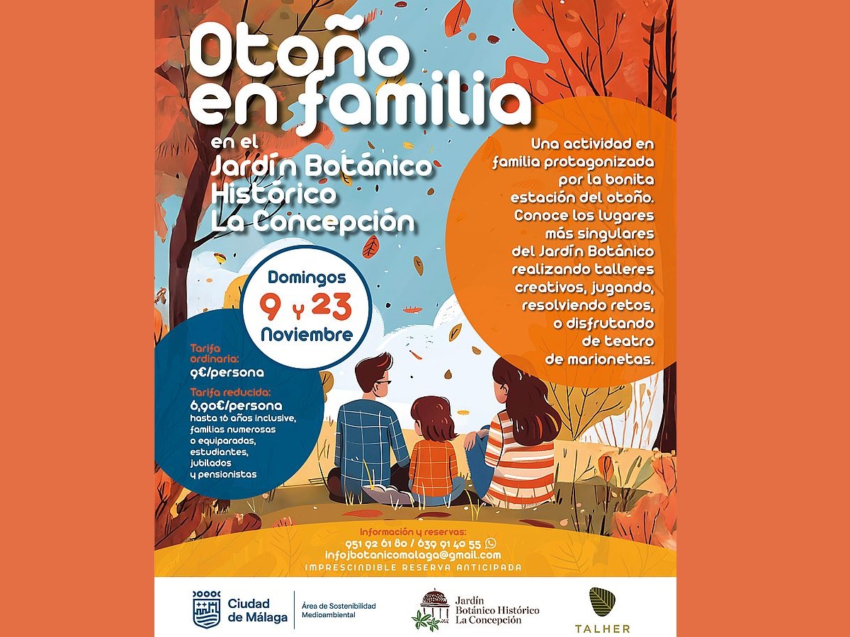 Actividades familiares de otoño en La Concepción