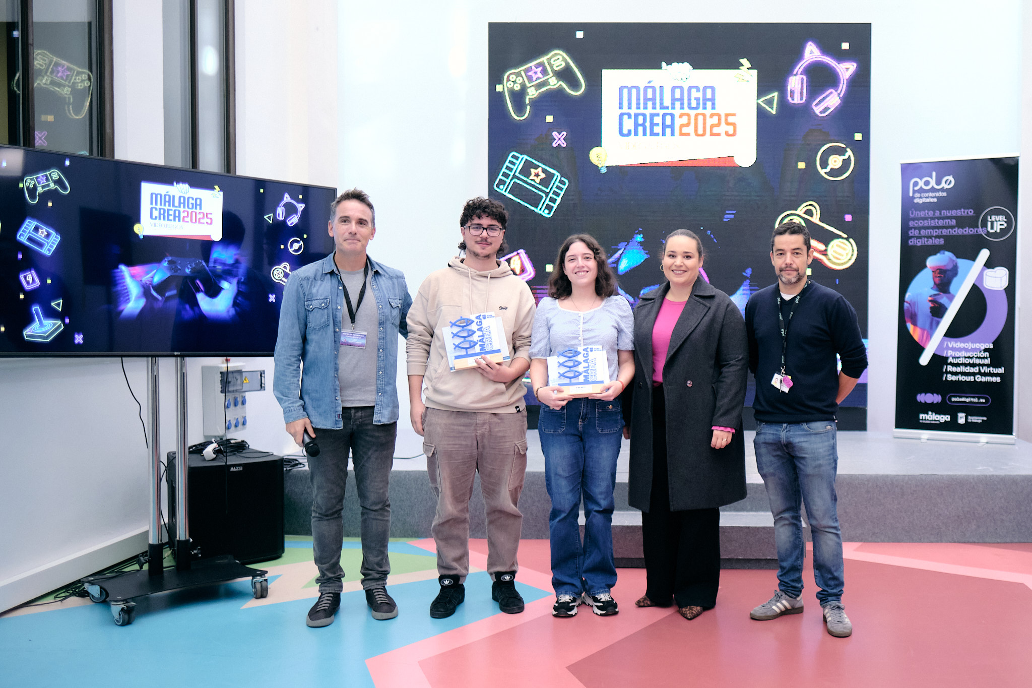 El Ayuntamiento premia el talento creativo joven en la segunda edición de la Muestra de Videojuegos del programa ‘MálagaCrea’ (Abre en ventana nueva)