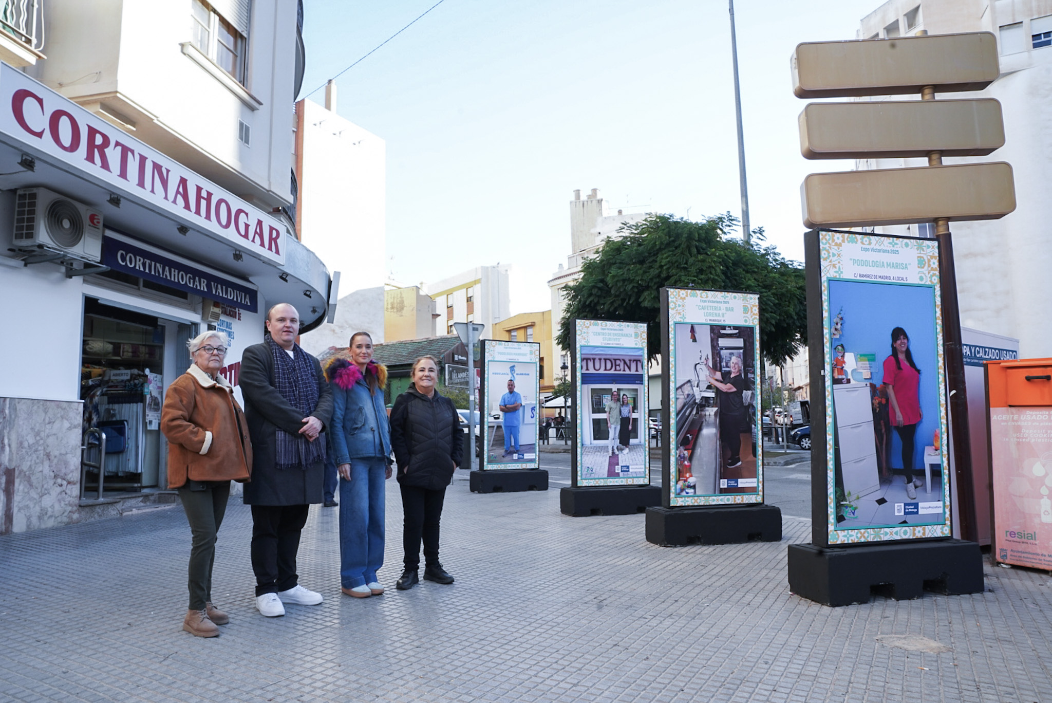 El Ayuntamiento rinde homenaje al comercio de proximidad de los barrios de la Victoria y ...