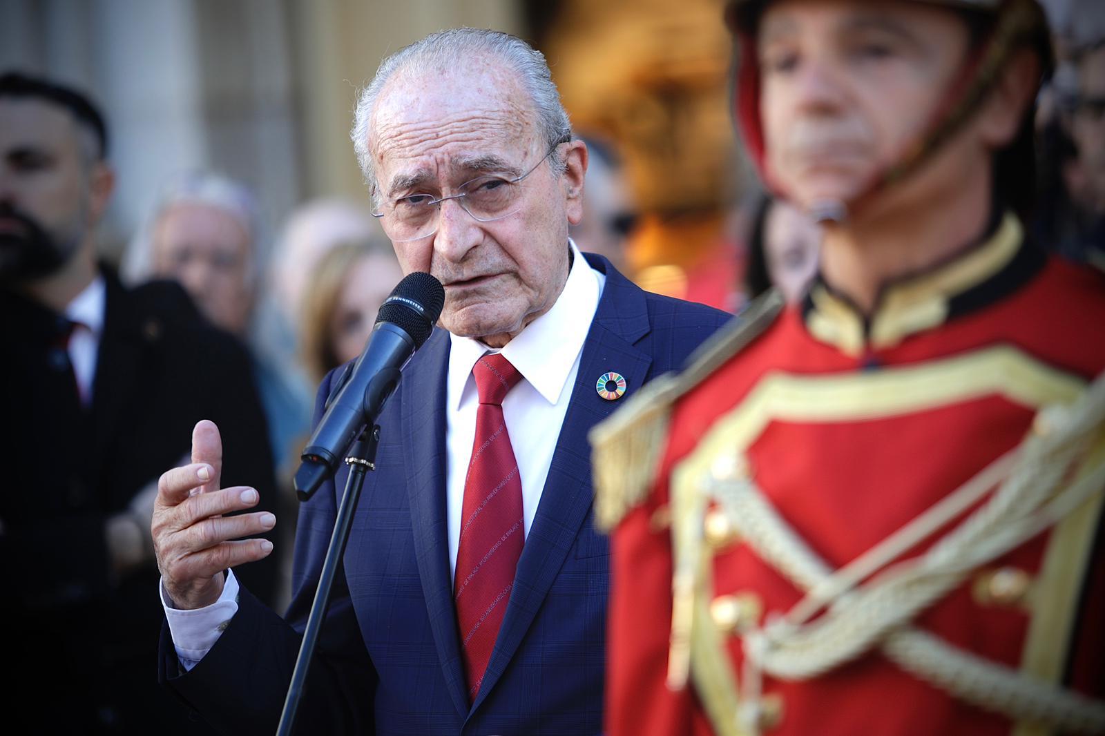 Intervención del alcalde de Málaga en el Día de la Constitución