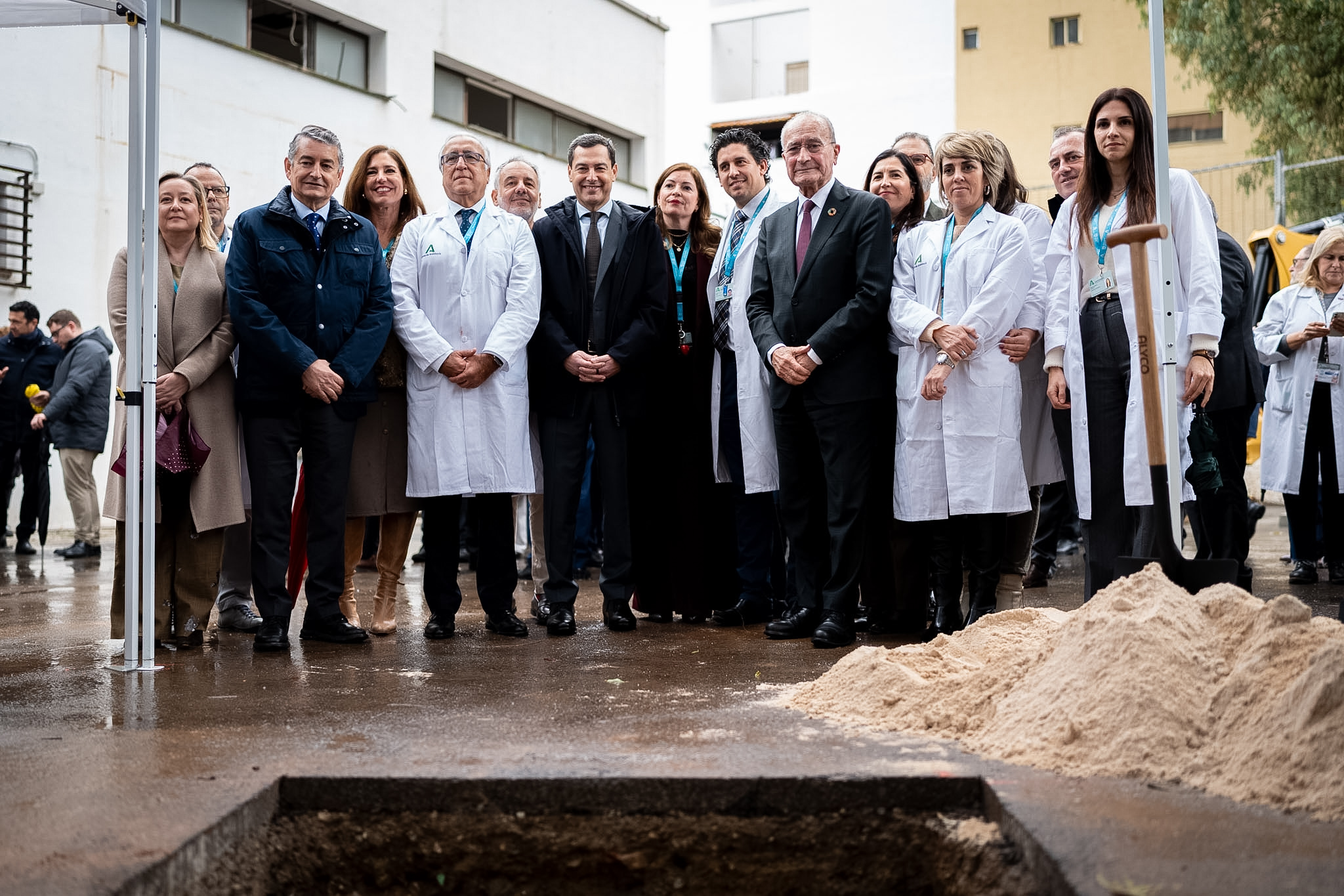 Acto de la primera piedra del Hospital Virgen de la Esperanza