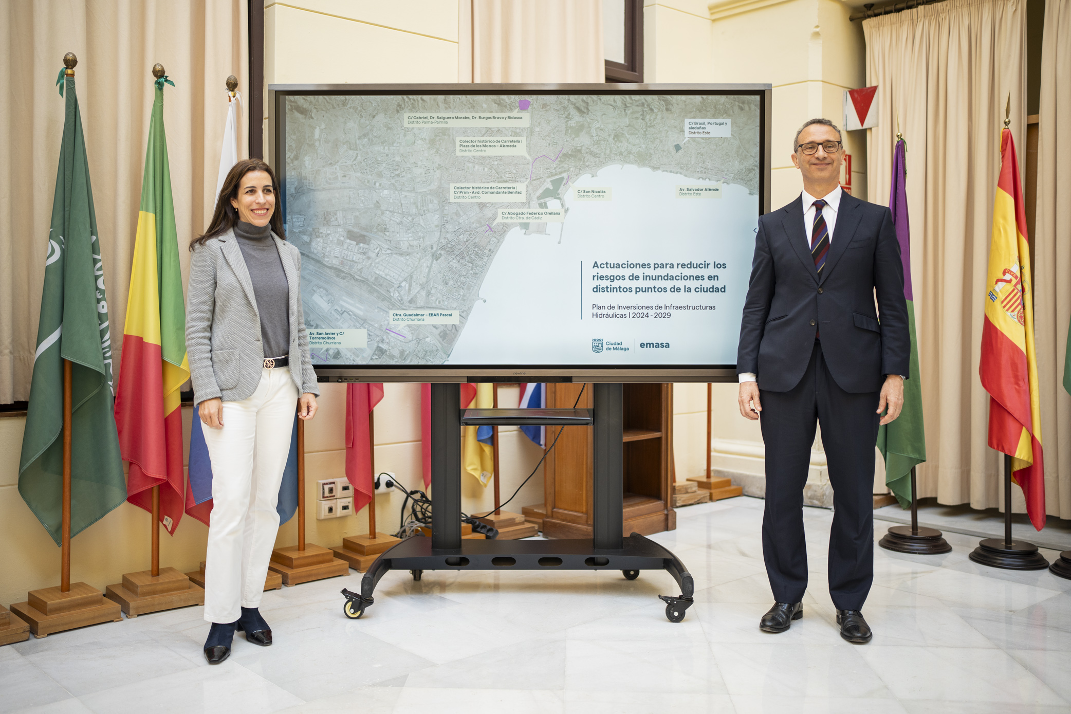 Emasa tiene en marcha obras para reducir los riesgos de inundación en distintos puntos de la ...