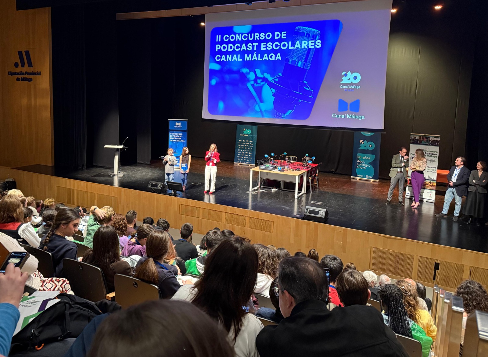 Canal Málaga entrega los premios de su II Concurso de Podcast Escolares su II Concurso de ...