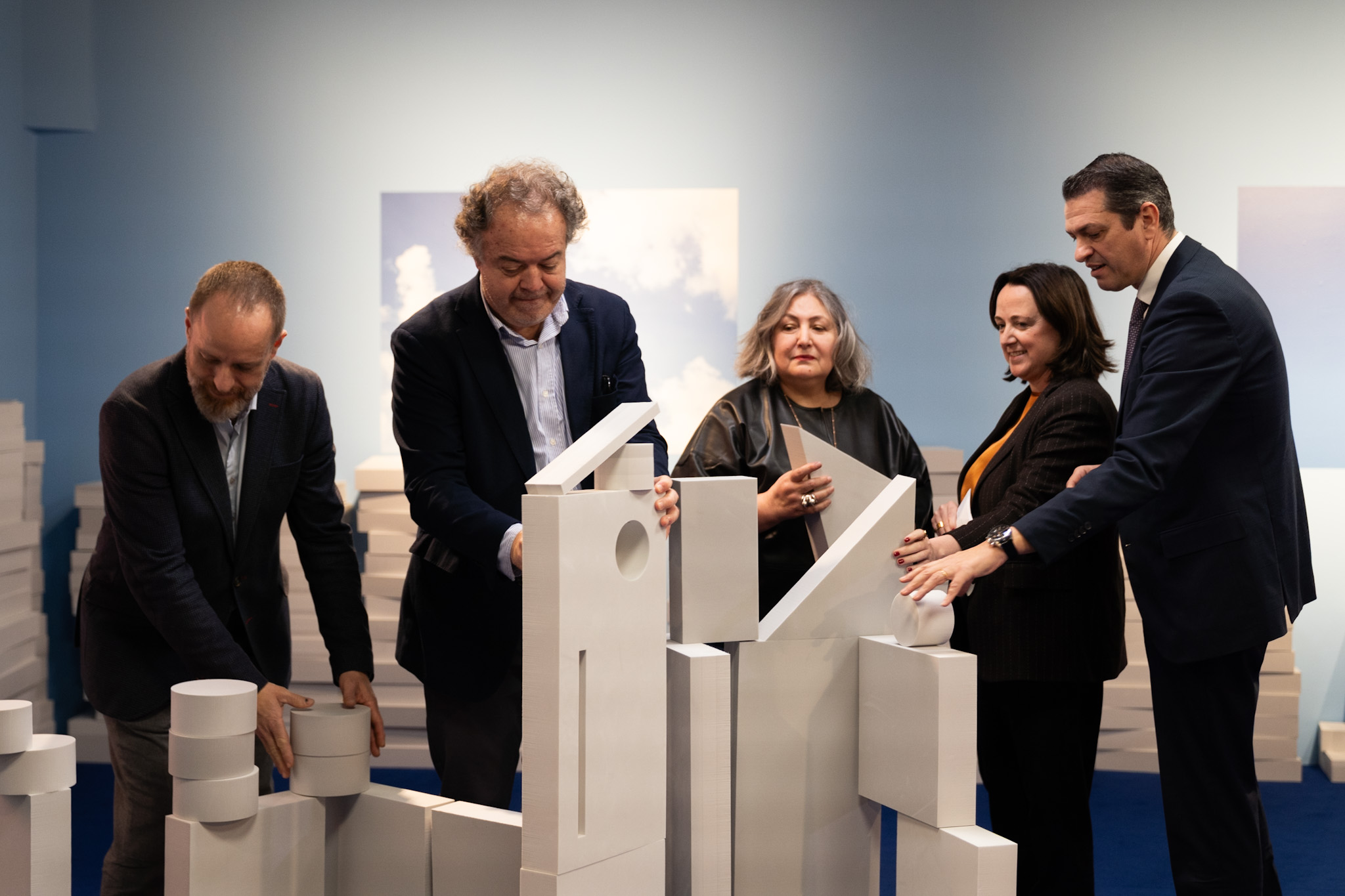 ‘La casa mágica’ y ‘Juego de volúmenes’ convierten el Centre Pompidou Málaga en un laboratorio de
arquitectura y juego