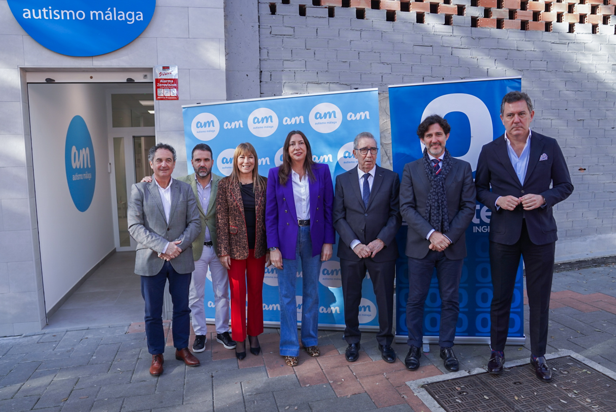 Inauguración del centro de día de Autismo Málaga en Soliva