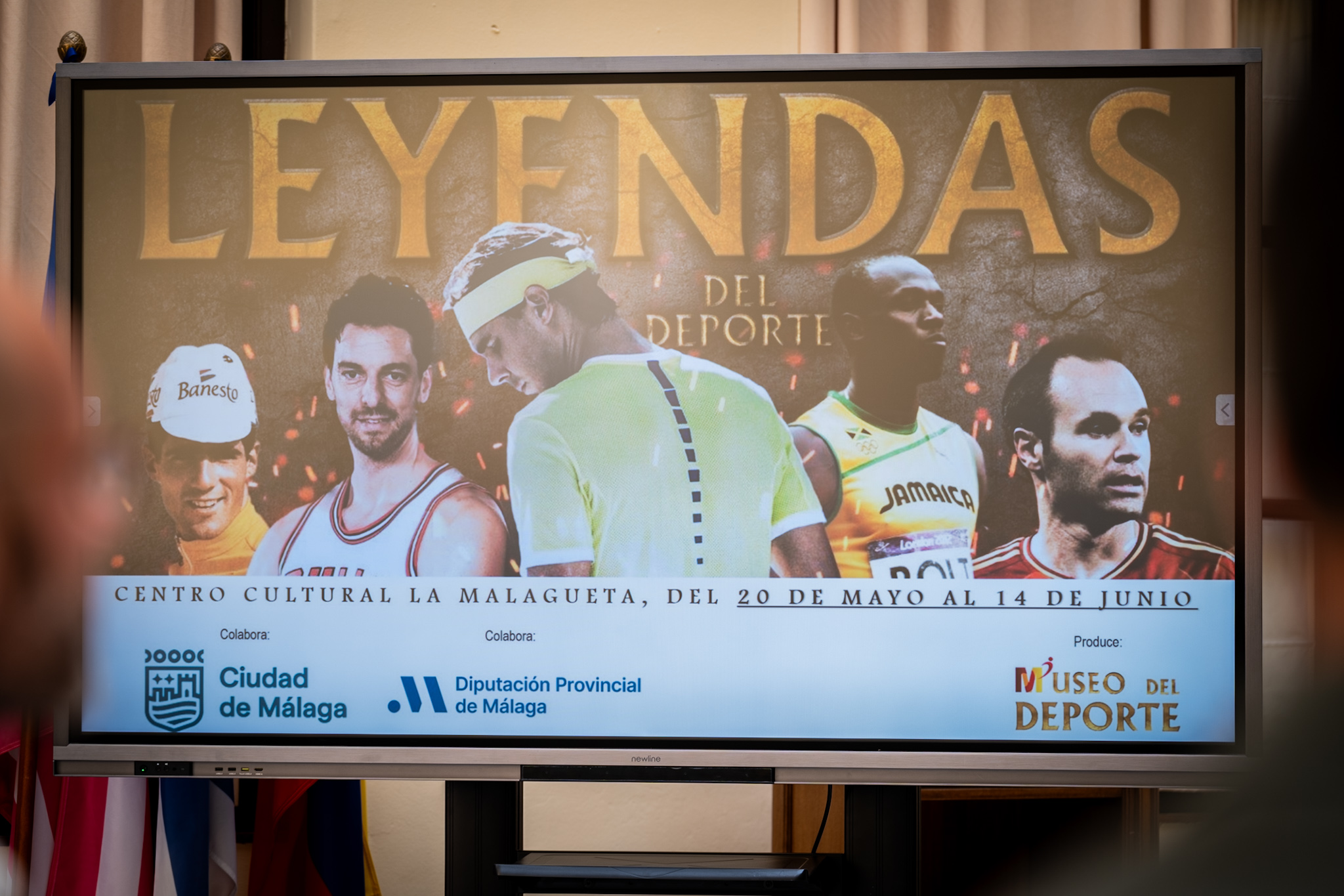Llega a Málaga la exposición ‘LEYENDAS DEL DEPORTE’