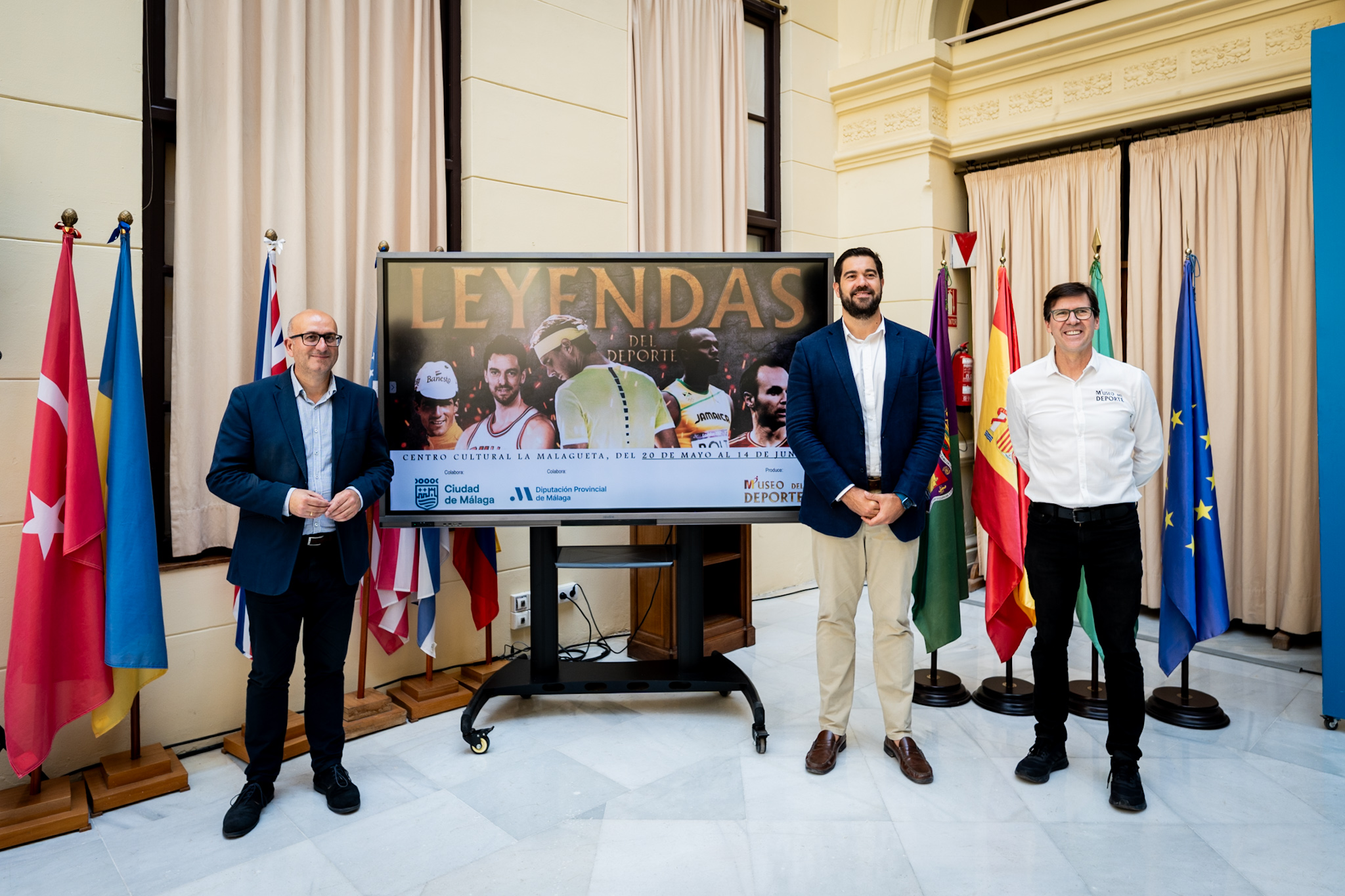 Llega a Málaga la exposición ‘LEYENDAS DEL DEPORTE’