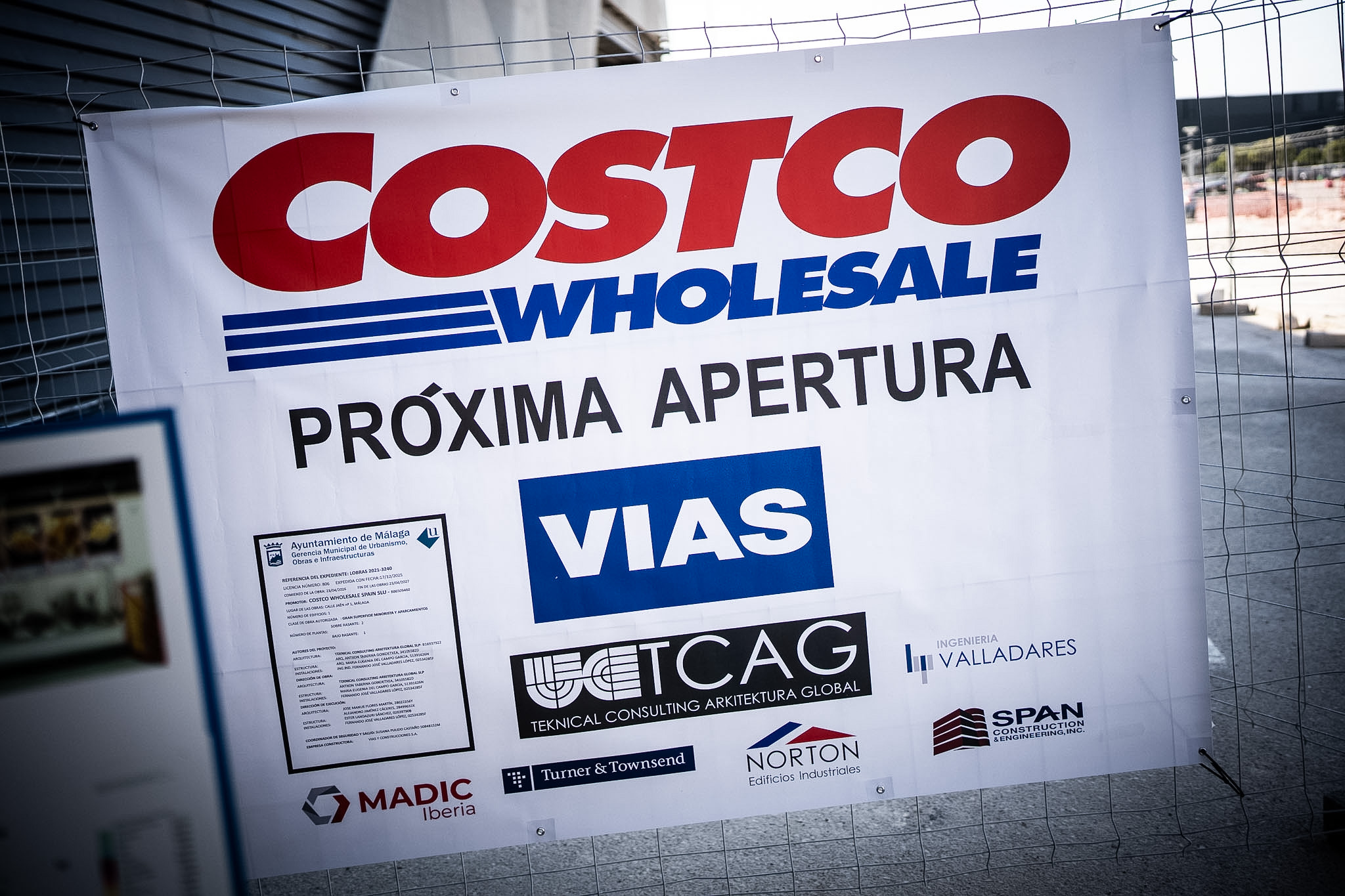Acto de la primera piedra Costco Málaga