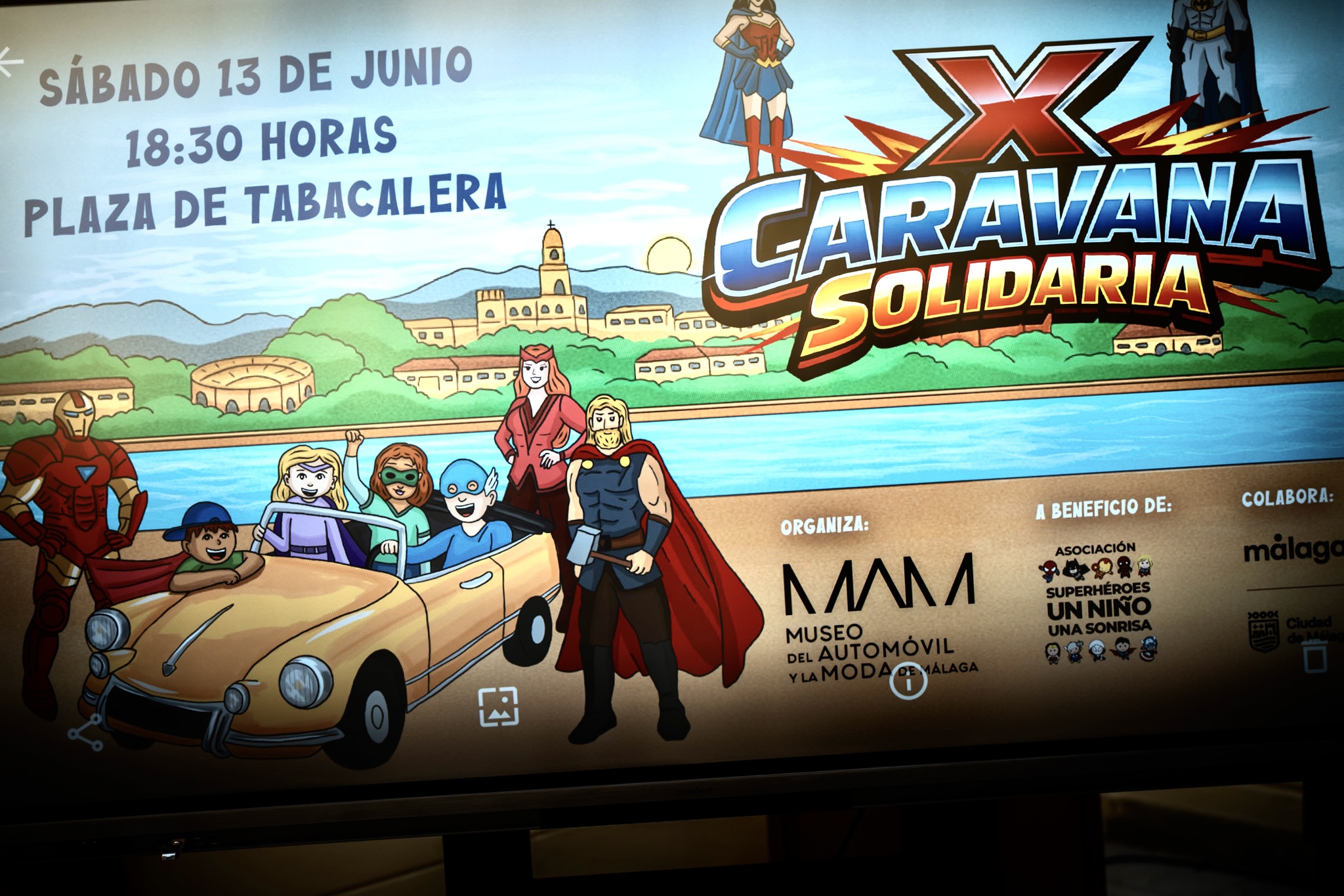 La X Caravana Solidaria volverá a recorrer Málaga para llevar sonrisas a niños hospitalizados