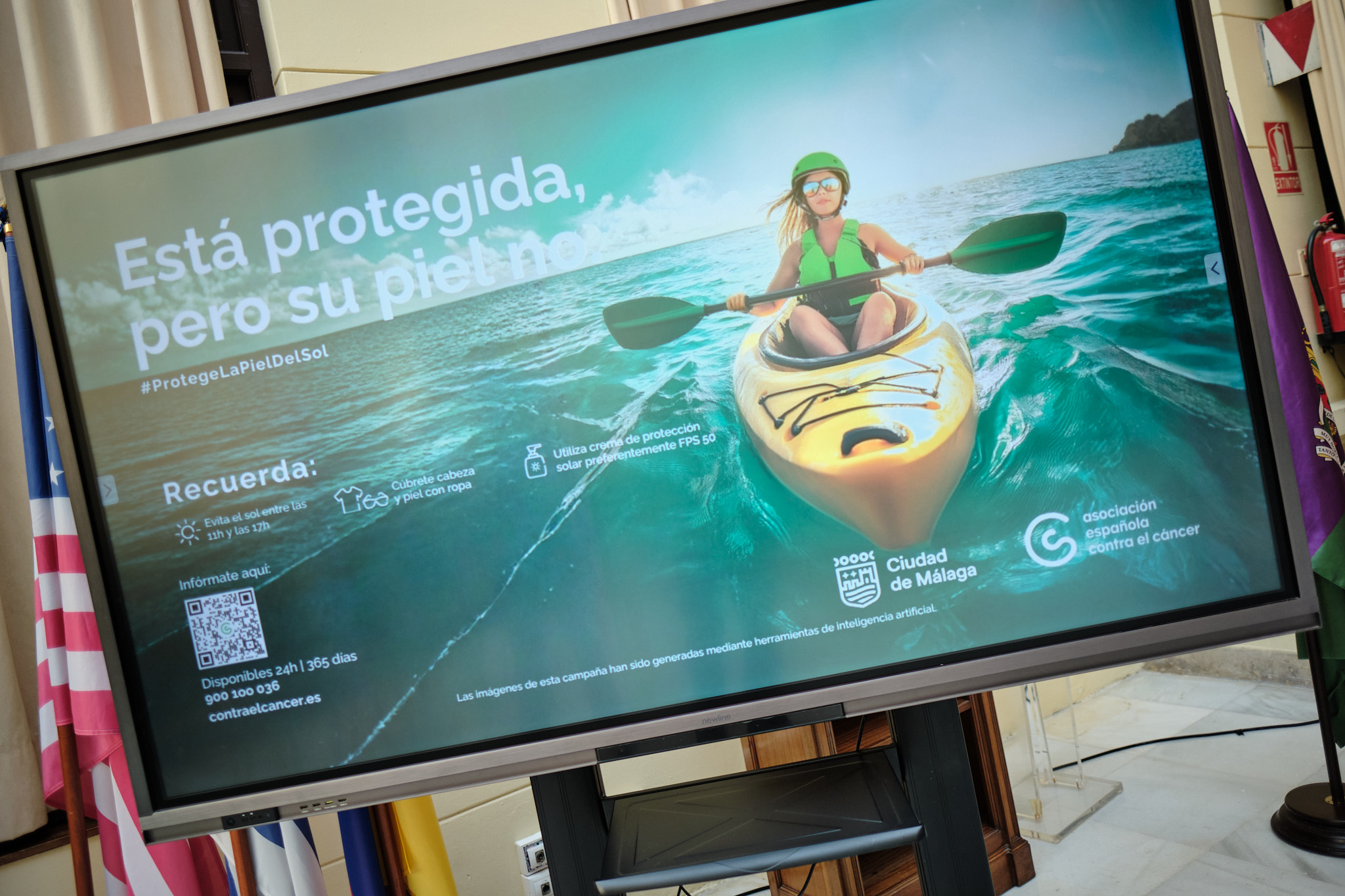 El Ayuntamiento de Málaga y la Asociación Española Contra el Cáncer impulsan una campaña de ...
