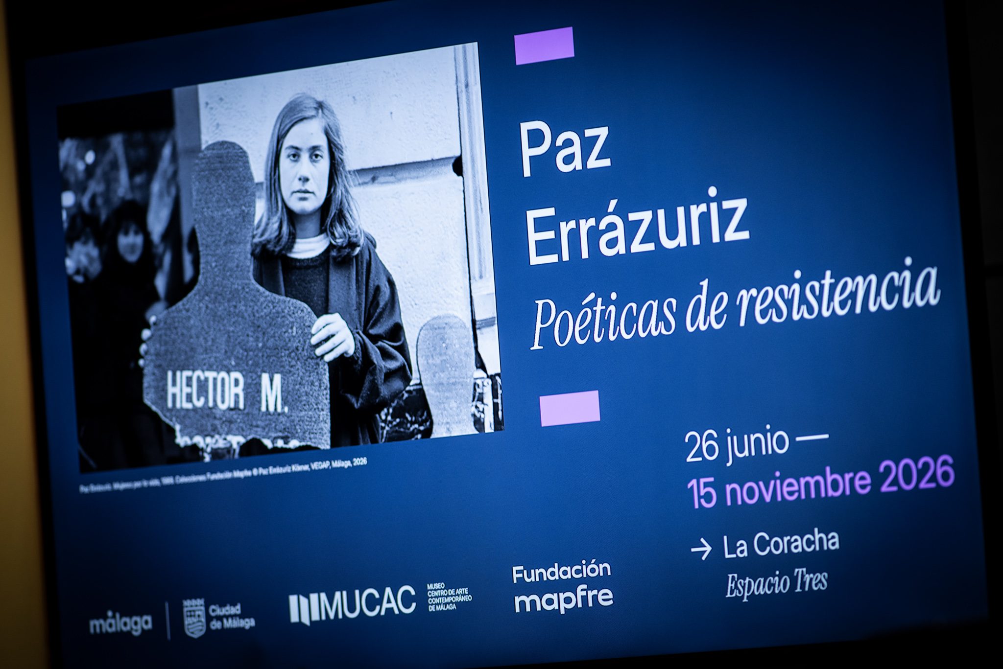 MUCAC La Coracha presenta Paz Errázuriz. ...
