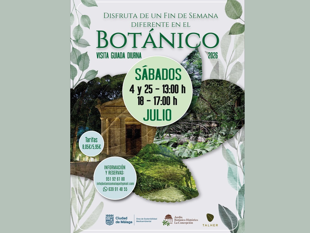 Visitas guiadas diurnas en La Concepción, julio 2026