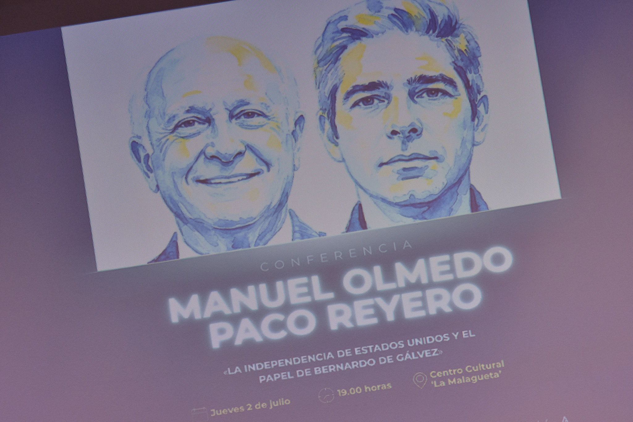 Manuel Olmedo y Paco Reyero protagonizan la última conferencia del ciclo de ‘De Gálvez 250’