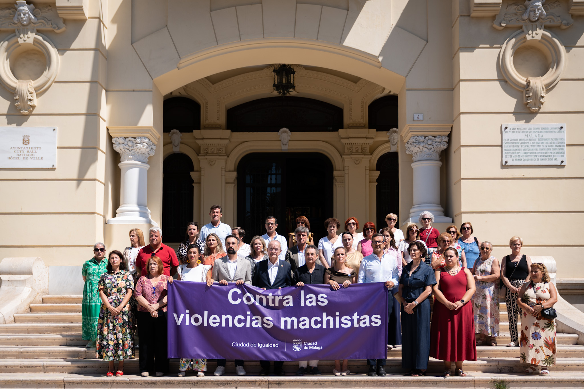 Imagen de los tres minutos de silencio