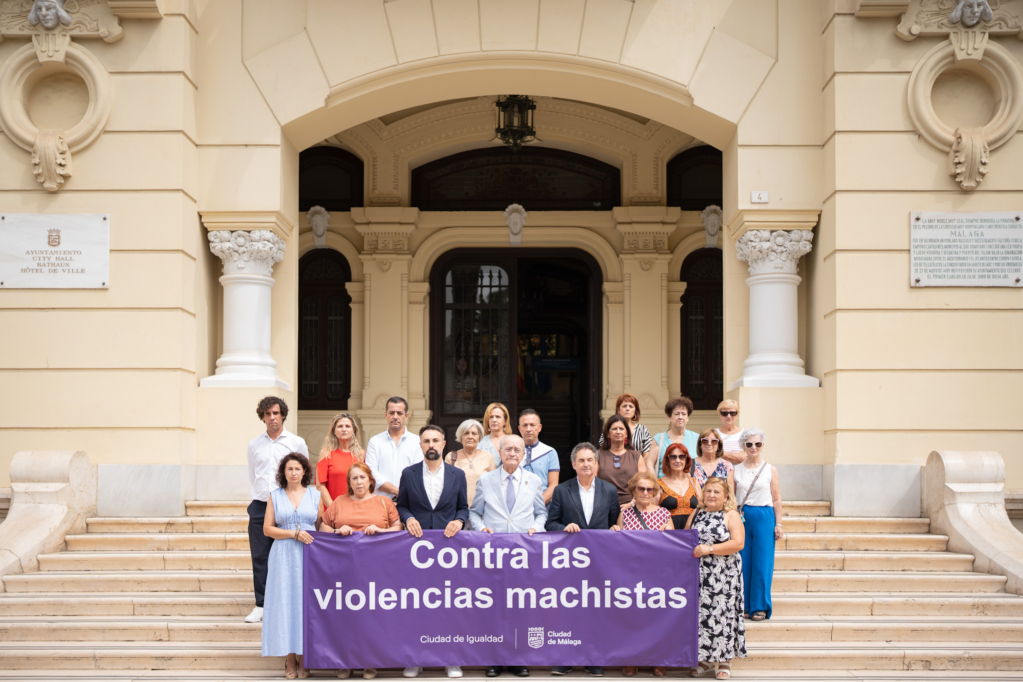 Imagen del minuto de silencio