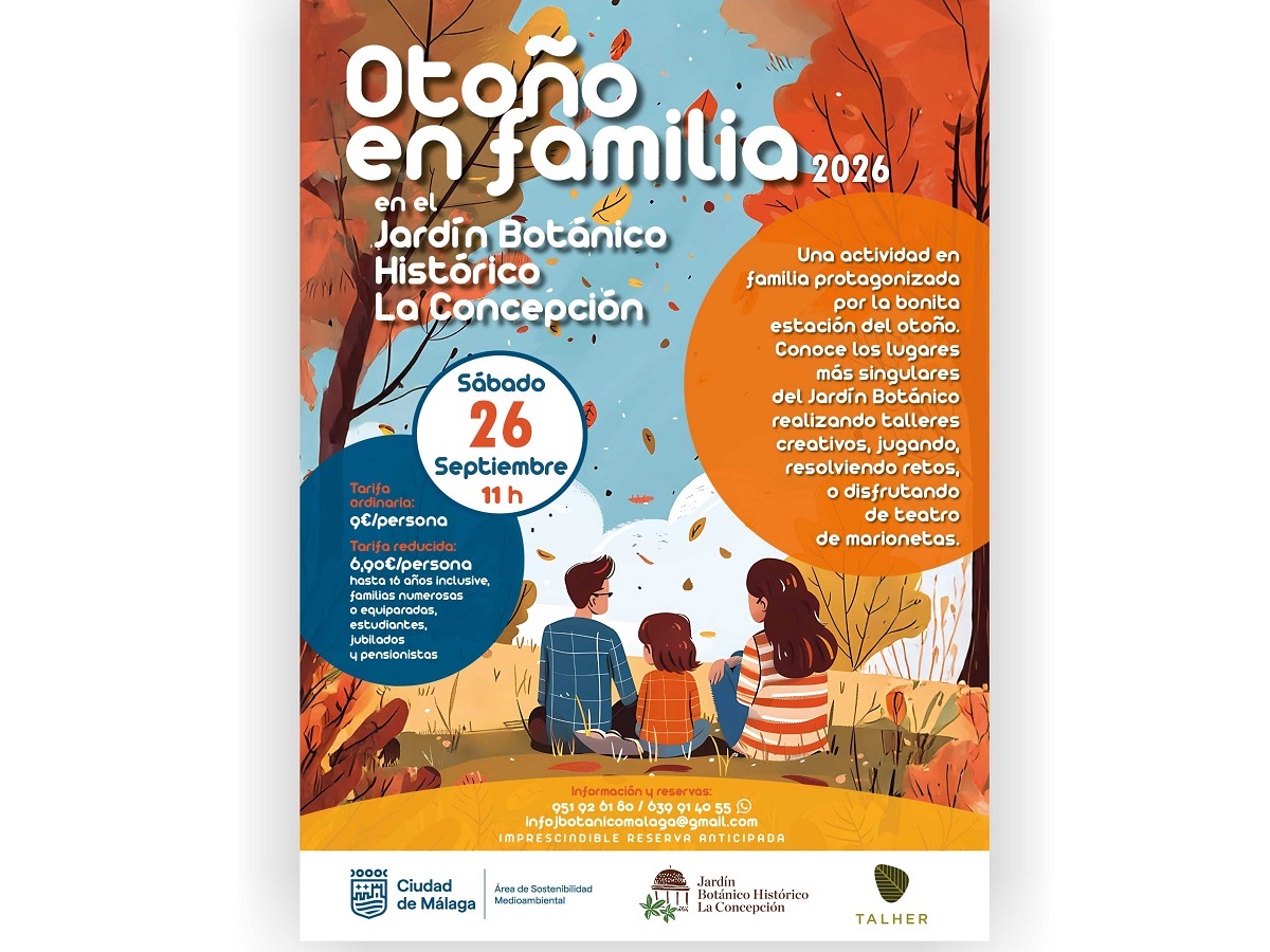 Actividades familiares en La Concepción. Otoño 2026