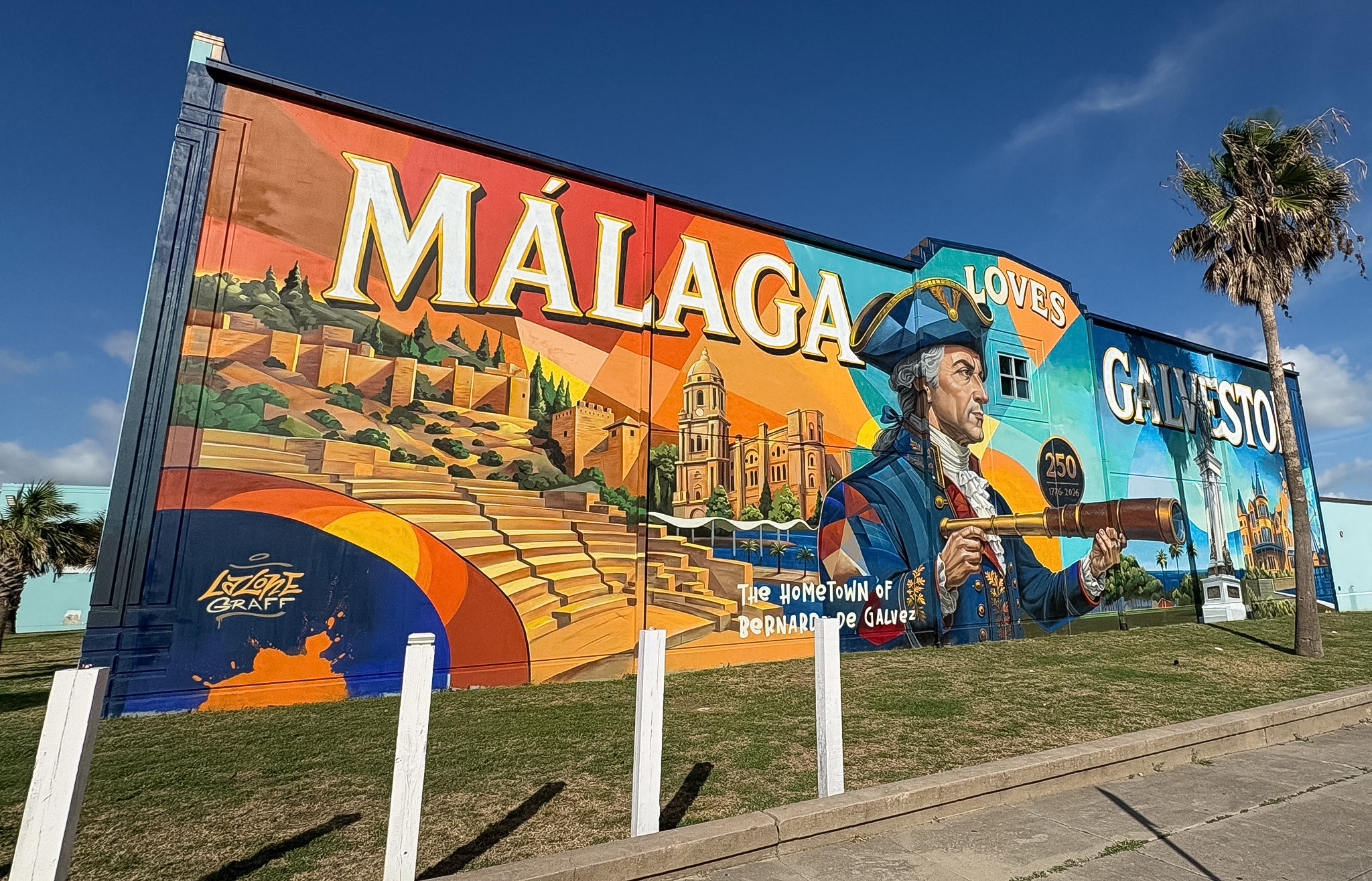 Málaga inaugura en Galveston un nuevo mural de ‘Málaga Loves’ que refuerza el vínculo histórico ...